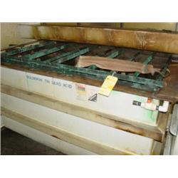 400 GAL PLATING TANK W/ ANODE ANODE CATHODE BARS