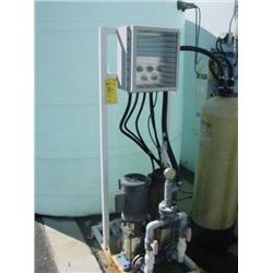 UV DISENFECTANT & PPM MEASUREMENT SYSTEM W/ RECIRCULATING PUMPS