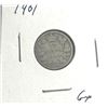 Image 1 : 1901 Canadian Ten Cent Coin