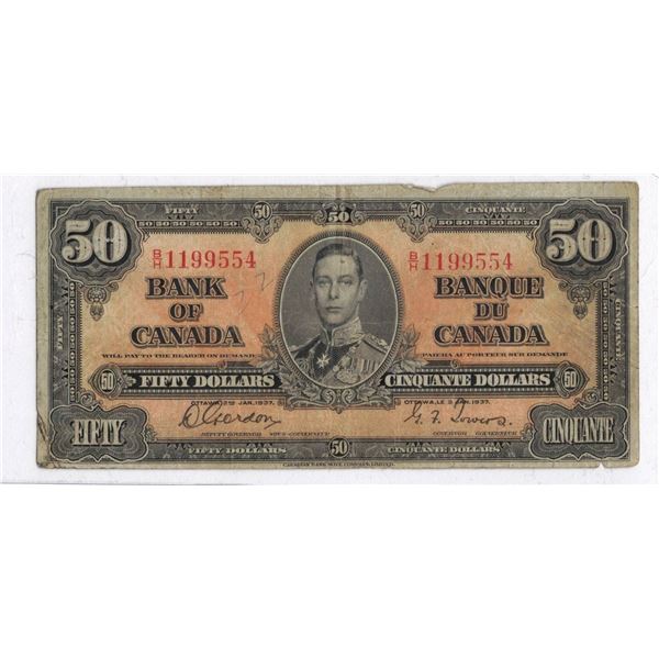 1937 50 Dollar BoC