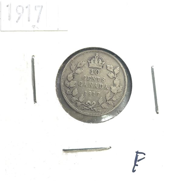 1917 Canadian Ten Cent Coin