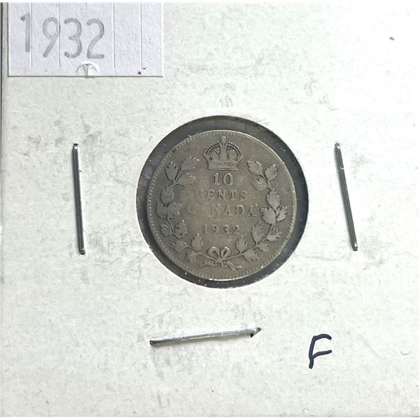 1932 Canadian Ten Cent Coin