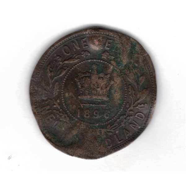 1896 Newfoundland One Cent