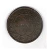 Image 1 : 1881 Canadian Large One Cent Coin