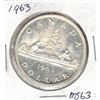 Image 1 : 1963 Canadian Silver Dollar