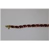 Image 4 : ^ Ruby Bracelet - 14kt Yellow Gold w/ Certificate of Appraisal From Bateman Jewellers