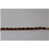Image 5 : ^ Ruby Bracelet - 14kt Yellow Gold w/ Certificate of Appraisal From Bateman Jewellers