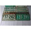 Image 2 : (12) Saskatchewan License Plates - 1960's - 1980's
