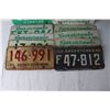 Image 3 : (12) Saskatchewan License Plates - 1960's - 1980's