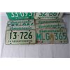 Image 4 : (12) Saskatchewan License Plates - 1960's - 1980's