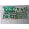 Image 5 : (12) Saskatchewan License Plates - 1960's - 1980's