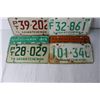 Image 4 : (10) Saskatchewan License Plates - 1960's - 1983
