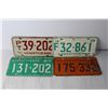 Image 5 : (10) Saskatchewan License Plates - 1960's - 1983
