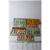 Image 1 : (9) Saskatchewan License Plates - 1960's - 1970's
