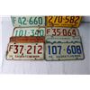 Image 3 : (9) Saskatchewan License Plates - 1960's - 1970's