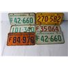 Image 4 : (9) Saskatchewan License Plates - 1960's - 1970's