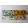 Image 5 : (9) Saskatchewan License Plates - 1960's - 1970's
