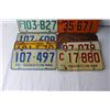 Image 3 : (9) Saskatchewan License Plates - 1960's - 1980's