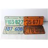 Image 5 : (9) Saskatchewan License Plates - 1960's - 1980's