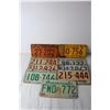 Image 1 : (9) Saskatchewan License Plates - 1960's - 1980's
