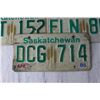Image 2 : (11) Saskatchewan License Plates - 1960's - 1980's