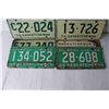 Image 5 : (11) Saskatchewan License Plates - 1960's - 1980's