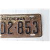 Image 2 : Saskatchewan 1948 License Plate