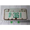 Image 1 : 1964 Low Number Saskatchewan License Plate