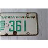 Image 2 : 1964 Low Number Saskatchewan License Plate