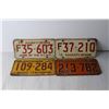 Image 5 : (10) Saskatchewan License Plates - 1960's - 1980's