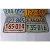 Image 3 : (8) Saskatchewan License Plates - 1960's - 1980's