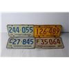 Image 4 : (8) Saskatchewan License Plates - 1960's - 1980's