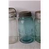 Image 3 : (3) Glass Mason Jars - Crown, Perfect Seal