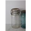 Image 4 : (3) Glass Mason Jars - Crown, Perfect Seal