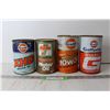 Image 1 : (4) Vintage Tin Cans - Gulf, Sonic
