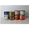 Image 4 : (4) Vintage Tin Cans - Gulf, Sonic