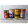 Image 1 : (4) Vintage Tins - Esso, Gulf, HD7