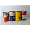 Image 4 : (4) Vintage Tins - Esso, Gulf, HD7