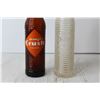 Image 2 : (2) Vintage Orange Crush Glass Bottles (Clear One is Chipped)