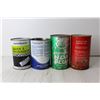 Image 3 : (4) Vintage Tins - Shell, Esso (Two Full)