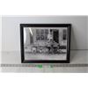 Image 1 : Framed Harley Davidson Photo - 12 1/2" x 16"