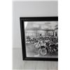 Image 4 : Framed Vintage Motorcycle Photo - 12 1/2" x 16"