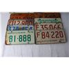 Image 2 : (10) Saskatchewan License Plates - 1960's - 1970's