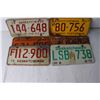Image 4 : (10) Saskatchewan License Plates - 1960's - 1970's