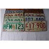 Image 2 : (10) Saskatchewan License Plates - 1960's - 1980's