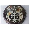 Image 3 : Route 66 US Metal Bottlecap Wall Sign