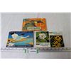 Image 1 : (3) Red Rose Blue RibbonTea - Collectable Card Books - Tropical Birds