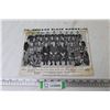 Image 1 : 1960-61 Chicago Black Hawks Glossy Team Photo (some staining)