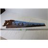 Image 1 : Western Scene Painted Hand Saw