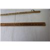 Image 3 : Luckenbach Texas General Store 48" Wooden Measuring Stick - Northern Border Pipeline Wooden Yard Sti